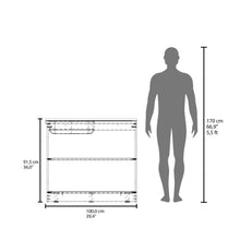 Gabinete Inferior Toronto, Wengue, con espacio de almacenamiento y manijas metálicas ZF