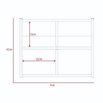 Mueble Multiusos Matrix, Café Claro, con Amplias Superficies