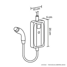 Cargador Portátil Para Carros Eléctricos Tipo Americano (T1)