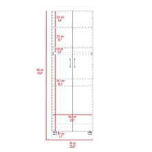 Closet Rayo, Wengue, con Dos Puertas y Tubo En Su Interior    ZF