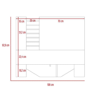 Cama Sencilla Elaxi, Wengue, Incluye Tendido de Tablas