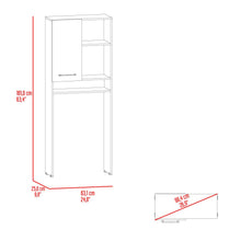 Gabinete de Baño Sharon, Blanco, Ideal Para Ahorrar Espacio