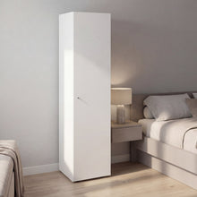 Closet Alma, Kronos Blanco, Diseño moderno con entrepaños y puerta ZF