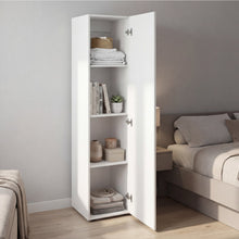 Closet Alma, Kronos Blanco, Diseño moderno con entrepaños y puerta ZF