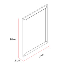 Espejo Rectangular Lille, Madera Clara