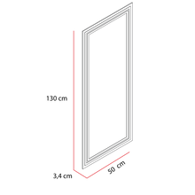 Espejo Rectangular Valencia Led+Touch
