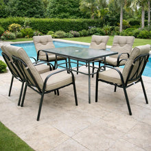 Comedor de Terraza Terra, Taupe, de Seis Puestos