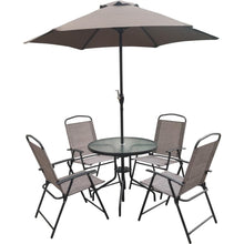 Sala de Terraza Jardín, Taupe, Incluye Sombrilla