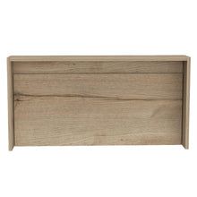 Escritorio Colgante Jaen, Café Claro, con Espacio Para Artículos de Estudio Ud