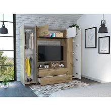 Closet Jakob, Café Claro y Blanco, Para TV de 46"