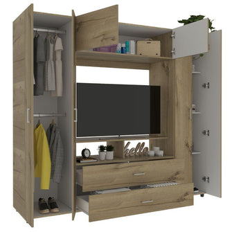 Closet Jakob, Café Claro y Blanco, Para TV de 46"