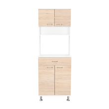 Mueble Multiusos Huzy, Cartagena y Blanco, con Amplia Capacidad de Almacenamiento