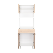 Mueble Multiusos Huzy, Cartagena y Blanco, con Amplia Capacidad de Almacenamiento