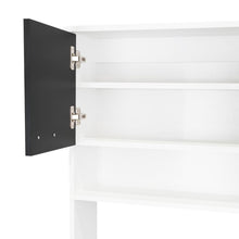 Alacena Huzy, Blanco y Wengue, con Amplia Capacidad de Almacenamiento