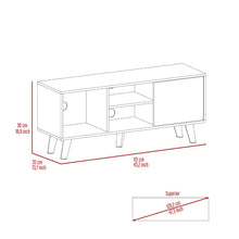 Mesa Para Tv Viena, Chocolate, con Espacio Para Tv Hasta de 45 Pulgadas