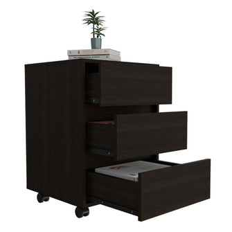 Archivador Kova, Wengue, con Tres Cajones     X2