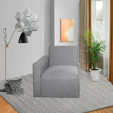 Poltrona Esquinera Izquierda Living (77x72x75) Gris Menphis