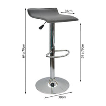 Kit por 3 Silla Wave Bar - Gris