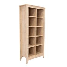 Biblioteca Sarume, Beige, con Cinco Entrepaños Dobles