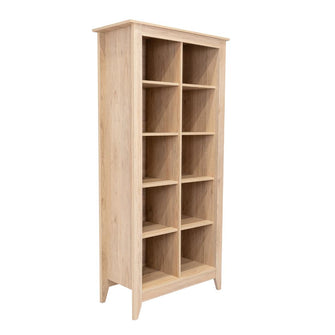 Biblioteca Sarume, Beige, con Cinco Entrepaños Dobles