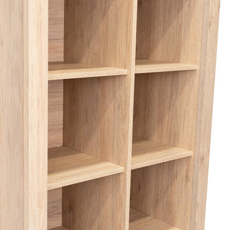 Biblioteca Sarume, Beige, con Cinco Entrepaños Dobles