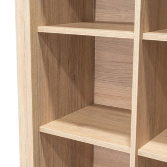 Biblioteca Sarume, Beige, con Cinco Entrepaños Dobles