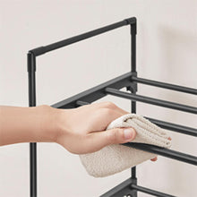 Zapatero Songmics 4 Niveles, Negro, para 24 pares de Zapatos