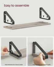 Set de 3 Repisas Shelf, Marrón Rustico X2