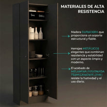Alacena Benna, Wengue, con Cinco Entrepaños Para Almacenamiento    ZF