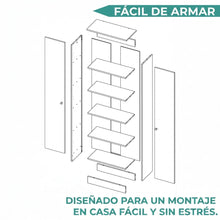 Alacena Benna, Wengue, con Cinco Entrepaños Para Almacenamiento    ZF