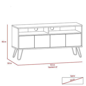 Combo para Habitación Antakora, Incluye Mesa de Noche y Mesa Tv