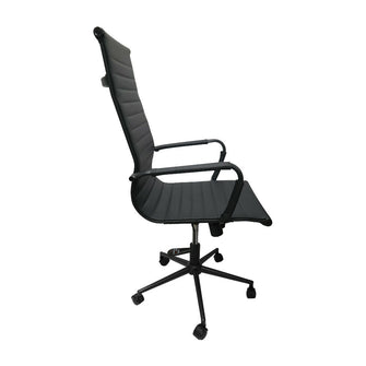 Silla Oficina Esterilla Alta - Negro Negro