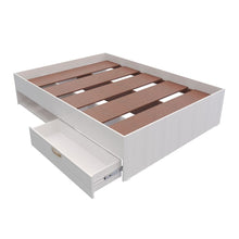 Cama Doble Nórdica Con Cajón Blanco