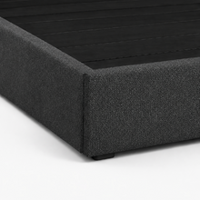Cama Firenze Tela 160X190 Queen, Color Gris