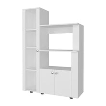 Alacena Multiusos Aldan, Blanco Kronos, con 3 Entrepaños y 3 Puertas ZF