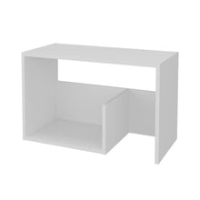 Mesa de Noche Evert, Blanco Duqueza Y Blanco Kronos, con diseño moderno y espacio para ubicar objetos ZF