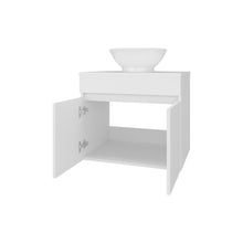 Mueble Baño Aereo Manchester, Blanco Duqueza, Con Amplio Espacio de Almacenamiento ZF