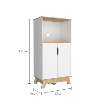 Mueble Auxiliar Lirio, Zabedra, con Espacio Para Microondas ZF - VIRTUAL MUEBLES