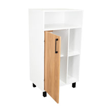 Archivador Bryce, Blanco Duqueza y Fresno Europeo, con una puerta abatible