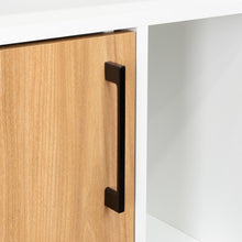 Archivador Bryce, Blanco Duqueza y Fresno Europeo, con una puerta abatible