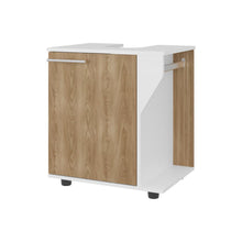 Mueble Para Lavamanos Pili, Blanco Duqueza y Fresno Europeo, No incluye Lavamanos