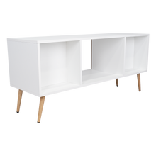 Mesa de Centro Mirabella ECO, Blanco y Lenno, con un Cajón y Dos Puertas Batientes