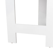 Mesa Auxiliar Galety, Blanco y Macadamia, Con Capacidad Para Seis Puestos ZF