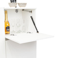 Bar Glasg, Blanco, Con tres puertas abatibles ZF