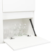 Bar Glasg, Blanco, Con tres puertas abatibles ZF