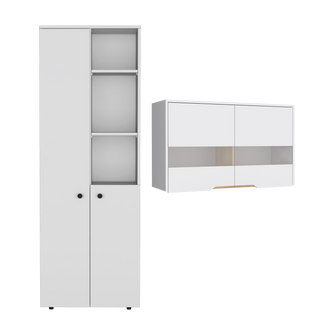 Combo Para Cocina Esencial, Incluye Gabinete Superior y Alacena