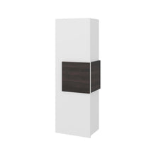 Gabinete de Baño Picasso, Kronos Blanco y Kronos Nogal, con Espacio Para Guardar Objetos de Aseo ZF