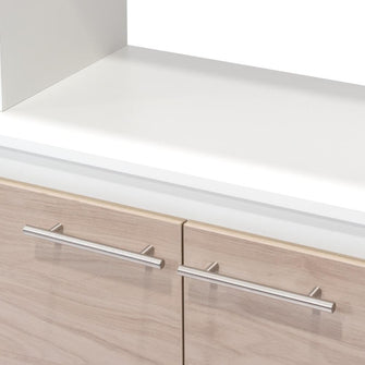 Módulo Microondas Kova, Beige y Blanco Duqueza, con Dos Puertas Batientes