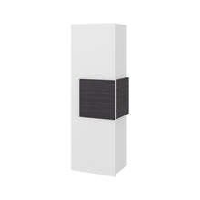 Gabinete de Baño Picasso, Kronos Blanco y Kronos Wengue, Con Espacio Para Guardar Objetos de Aseo ZF