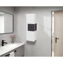 Gabinete de Baño Picasso, Kronos Blanco y Kronos Wengue, Con Espacio Para Guardar Objetos de Aseo ZF